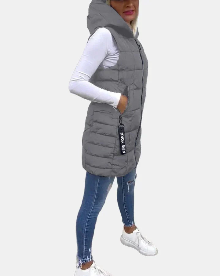 Solene | Manteau sans manches rembourré