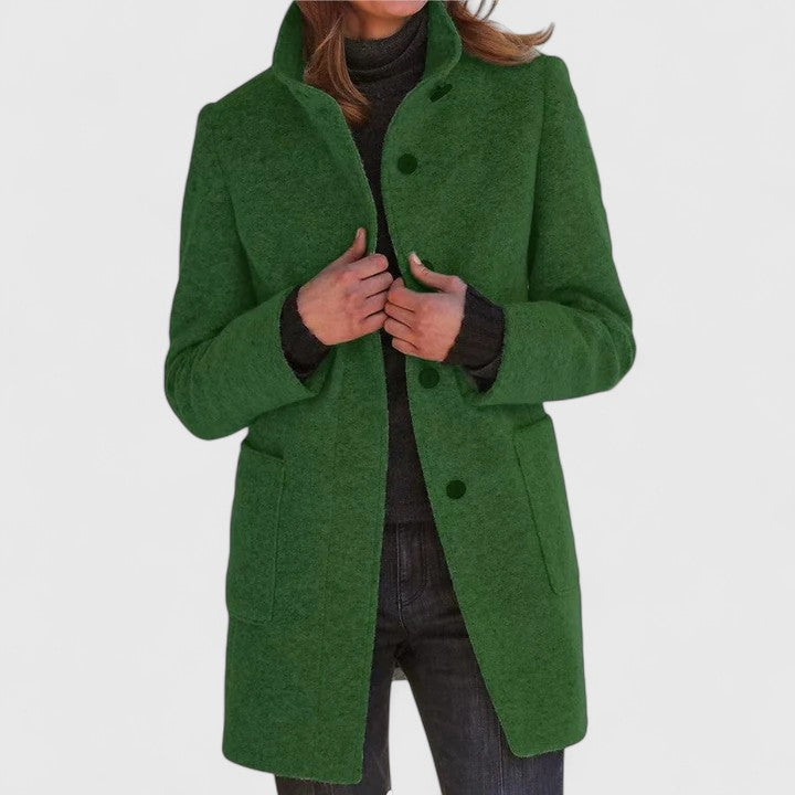 Darlene | Manteau Classique en Laine Mélangée