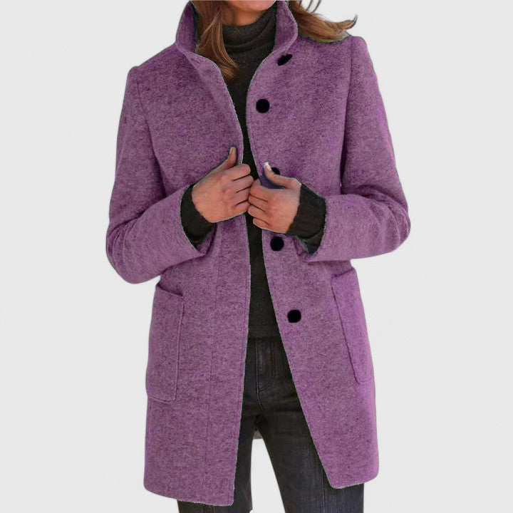 Darlene | Manteau Classique en Laine Mélangée