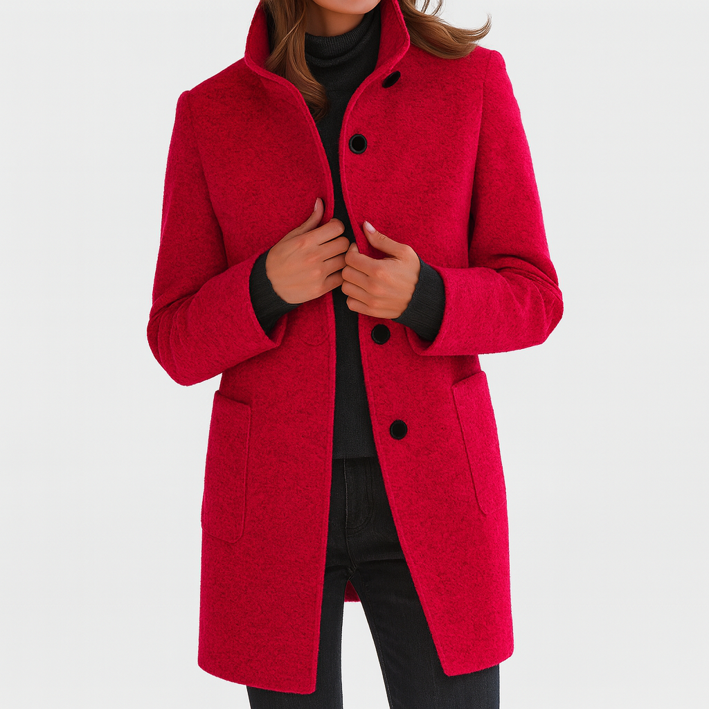 Pauline | Manteau pour Femmes avec Col Haut