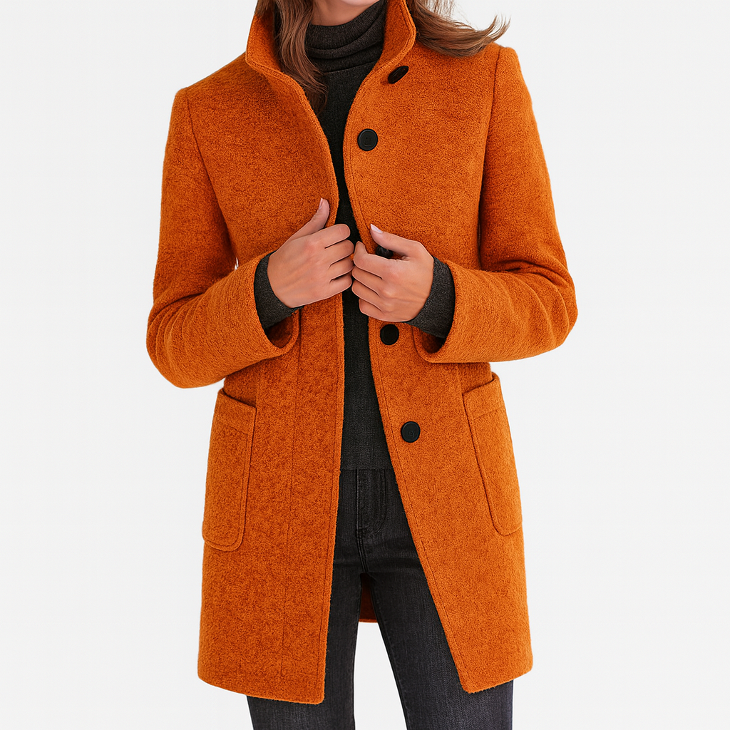 Pauline | Manteau pour Femmes avec Col Haut