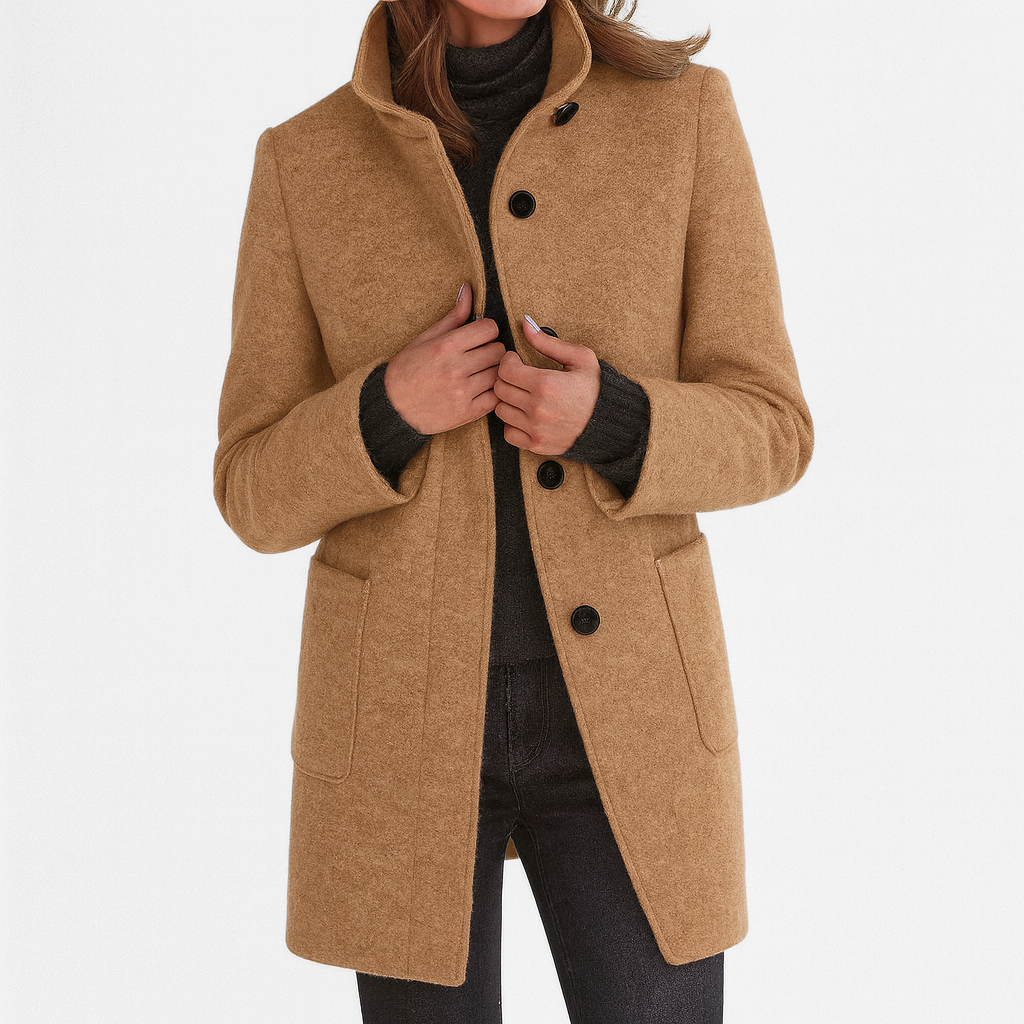 Pauline | Manteau pour Femmes avec Col Haut