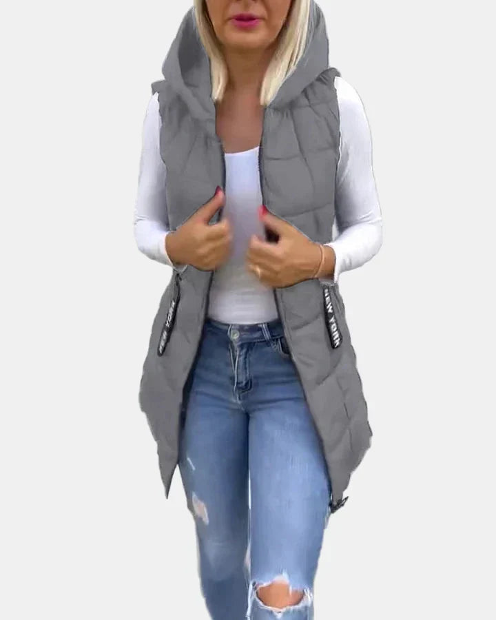 Solene | Manteau sans manches rembourré
