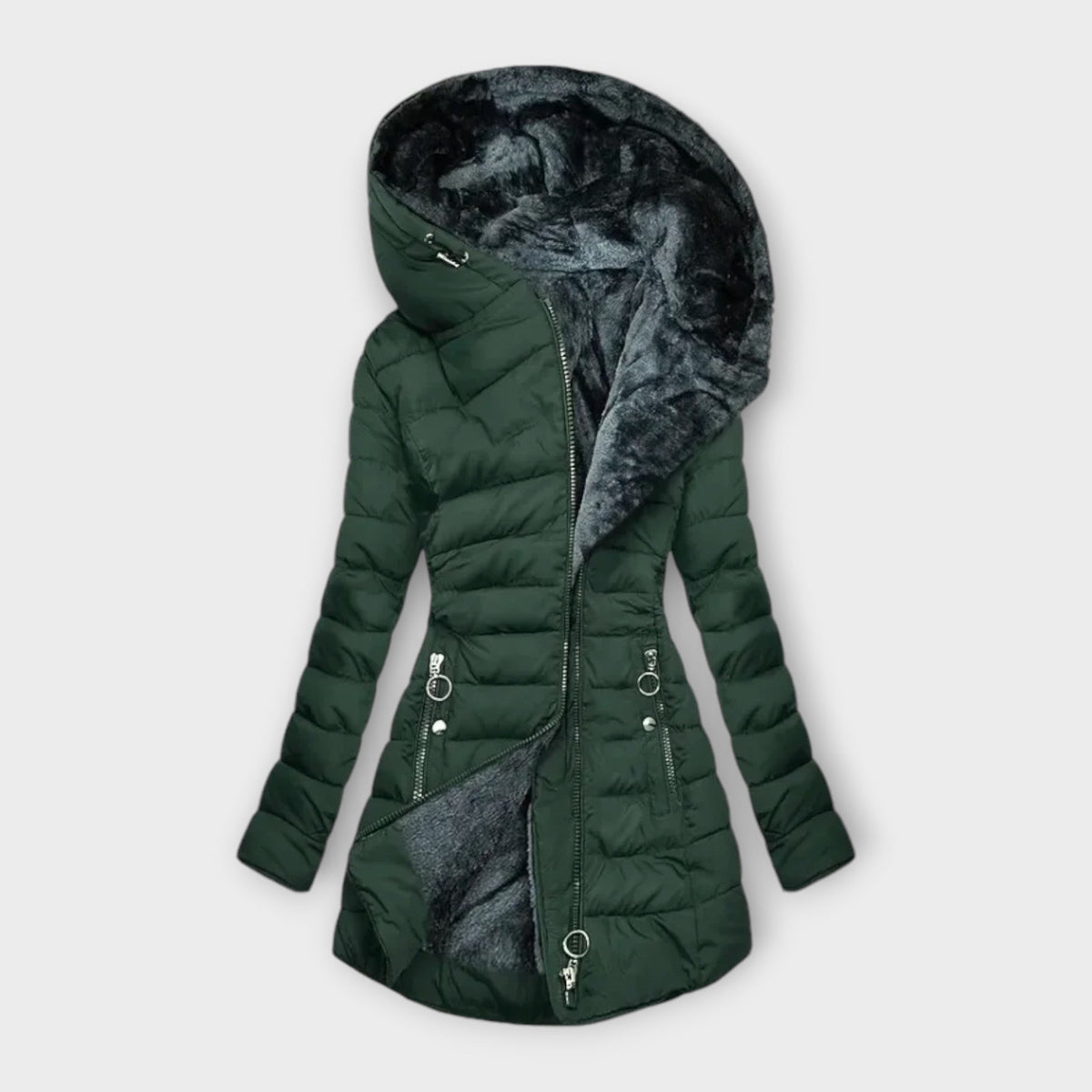 Diana | Manteau en Fausse Fourrure Confortable