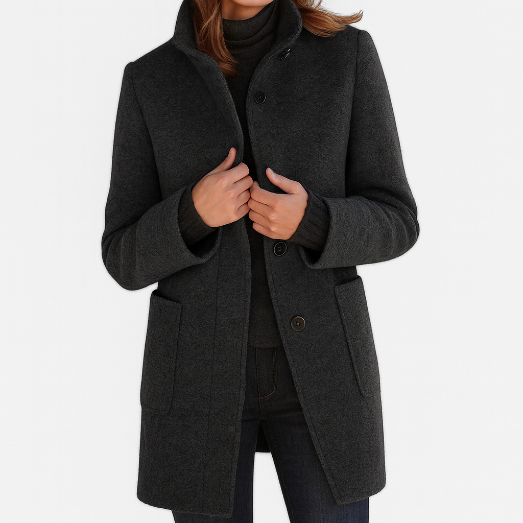 Pauline | Manteau pour Femmes avec Col Haut