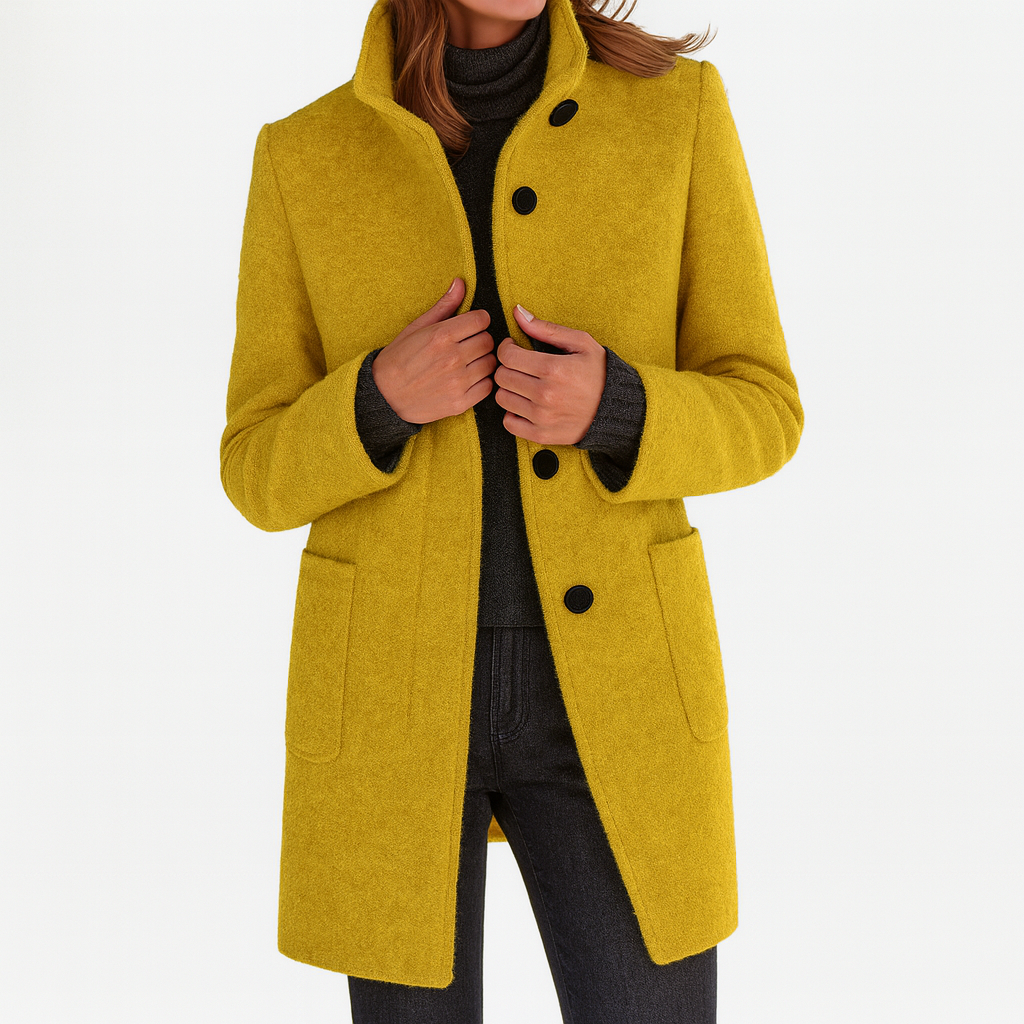 Pauline | Manteau pour Femmes avec Col Haut