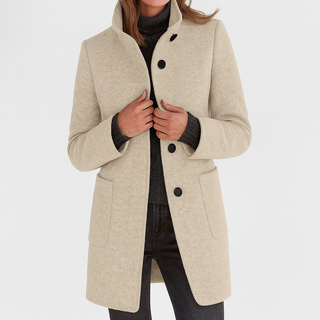 Pauline | Manteau pour Femmes avec Col Haut