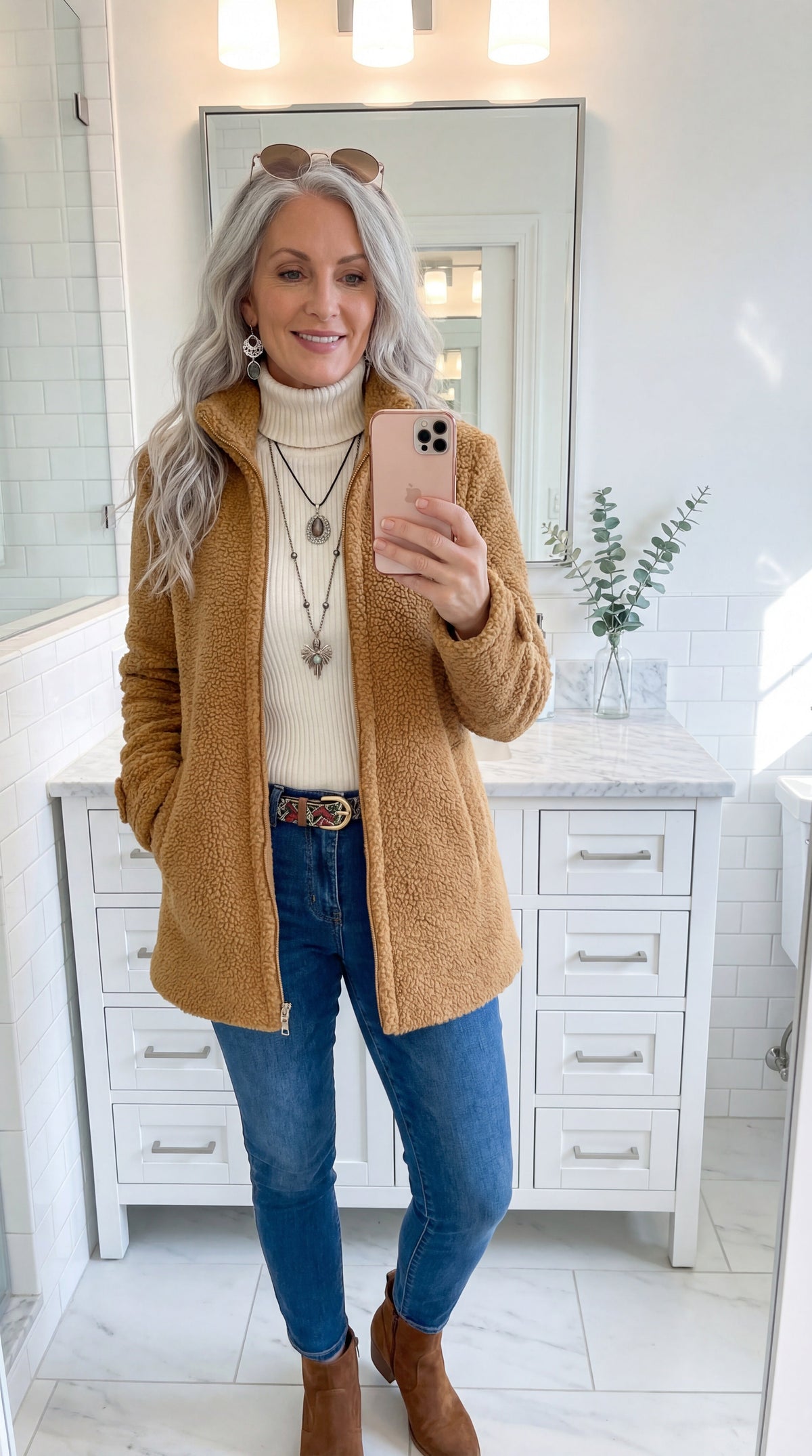 Cassandra | Veste douce et élégante à fermeture zippée
