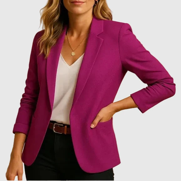 Élodie | Veste blazer ajustée à un bouton