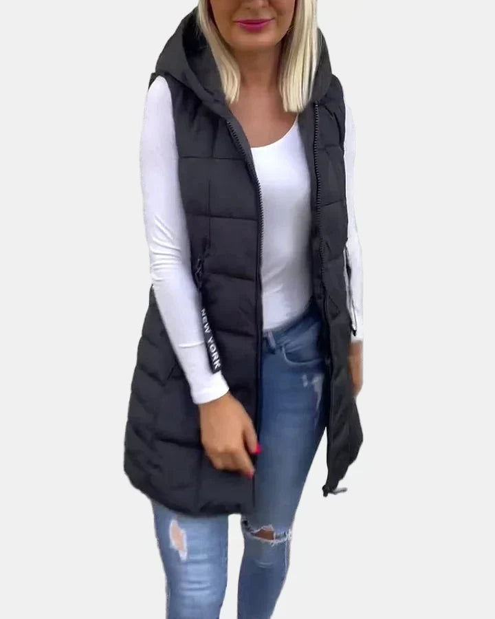 Solene | Manteau sans manches rembourré