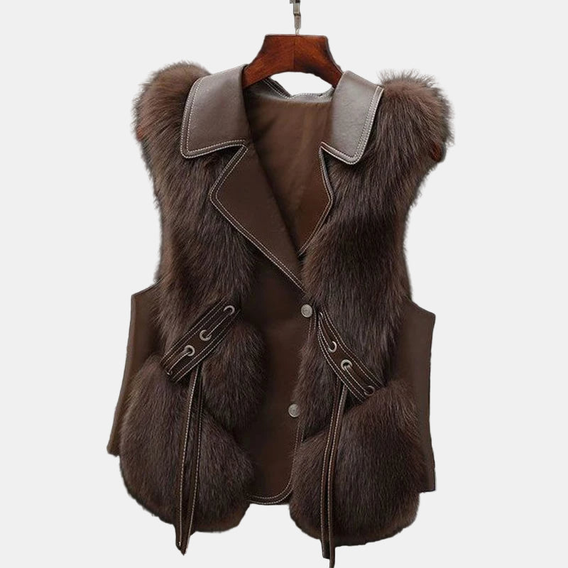 Vesper | Gilet en Fausse Fourrure Empress