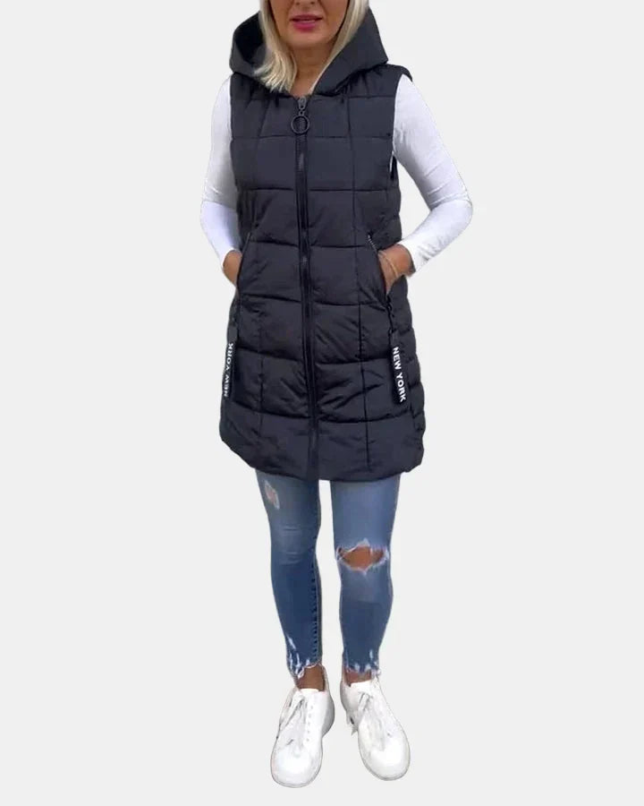 Solene | Manteau sans manches rembourré